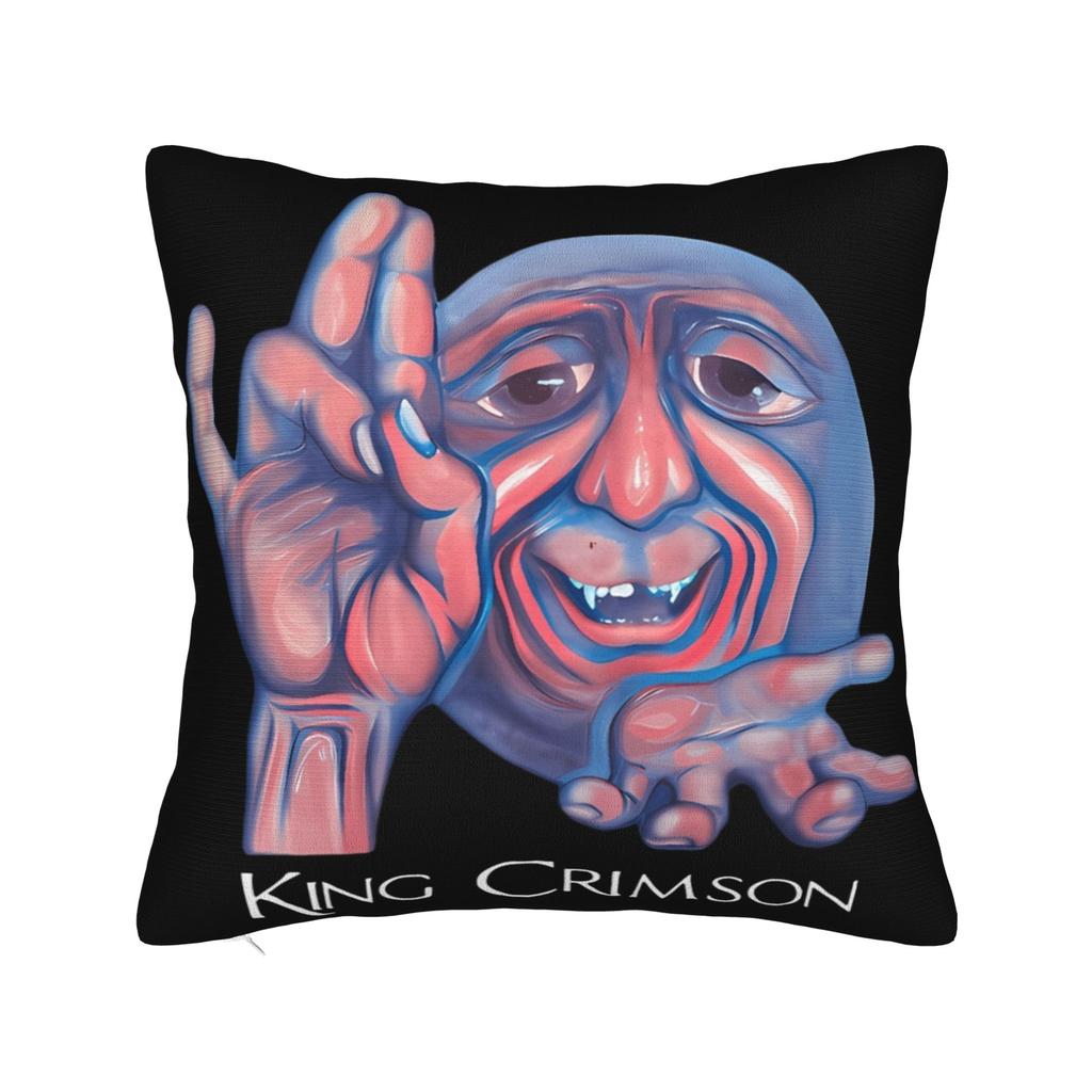 Decorative Pillowcases King Crimson Rock Band Stuff Bedroom Throw Pillow Case Cover Zippered Multi Size