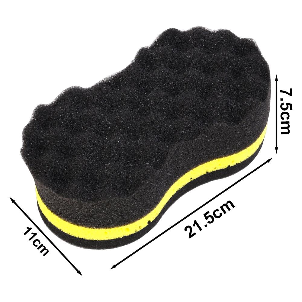 Car Cleaning Sponge 3-layer 8 Shaped Large Honeycomb Multipurpose High Density Cleaning Block for Auto Wash Household Kitchen