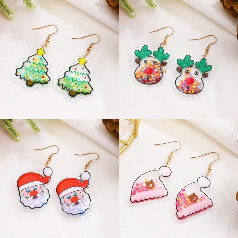 Christmas Knit Hat & Scarf Earrings - Women's Unique Festive Accessories