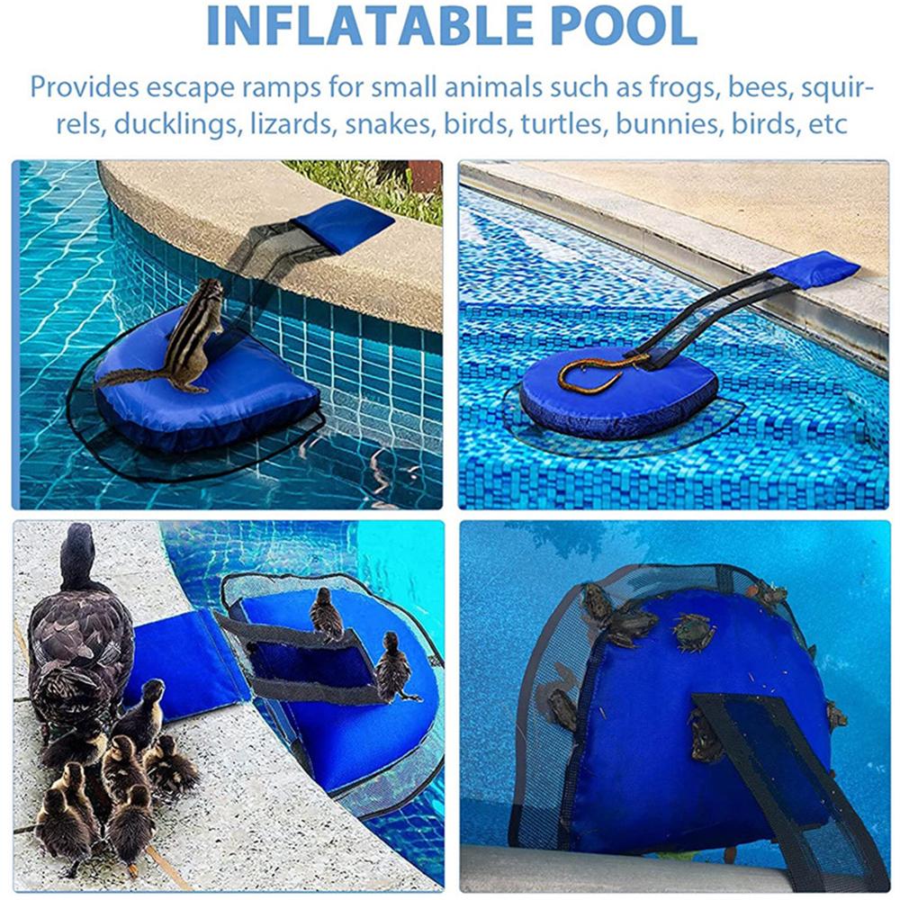 Pool Animal Saving Escape Ramp for Saving Frogs, Birds, Ducks, Friendly Design
