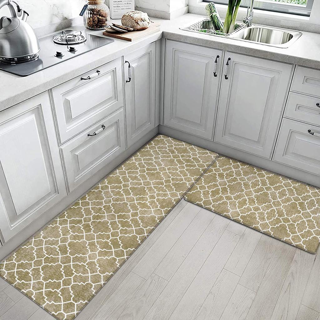 Κουζινάκια Δαπέδου από PVC, Αντιολισθητικά, Αδιάβροχα, Σκουπιζόμενα, Χωρίς Πλύσιμο, Οικιακή Είσοδος, Κουζινάκια Δαπέδου Ανθεκτικά στους Λεκέδες