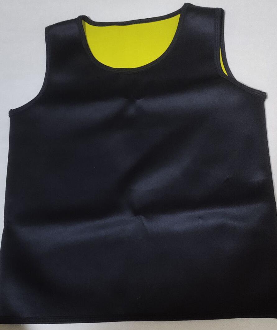 

Men s Compression Sports Tank Top - Abdomen Control Shaping Vest 4XL чёрный