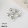 Silver CCB Series: Versatile Spacer Beads - Flower & Heart Designs for DIY Jewelry Making