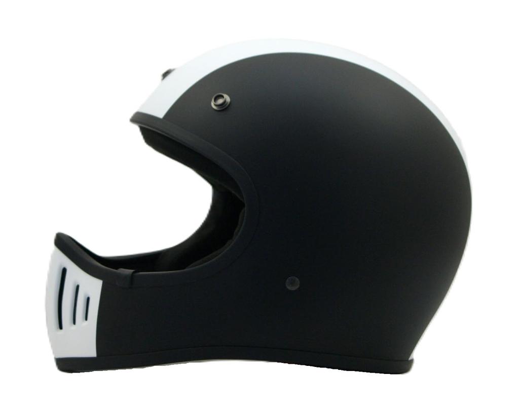 SUNUP COBRA Full Face Motorcycle Size L Matte Black SM-002 Helmet, (59-60cm),