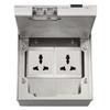Marble Flat Floor Insert Multifunctional Pure Stainless Steel Power Ground Plug Household Floor Socket Box