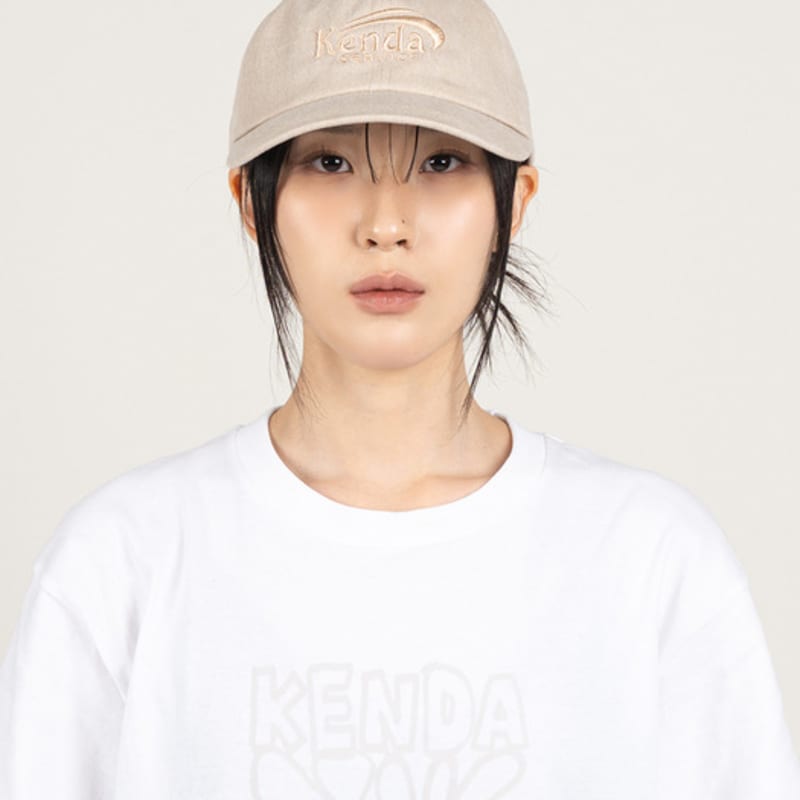 

KENDA SLASH LOGO PIGMENT BALL CAP - BEIGE / PGBC01-14s BEIGE_FREE
