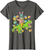 Cat Easter Bunny Riding Dino Egg Hunt Dinosaur Boys Young Kids T-Shirt Men Clothing Vintage T Shirt Four Seasons Tees