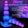 Remote Control Vibrating Anal Plug - Alien Beaded Dildo 10 Speeds, Silicone AV Wand for Men Women, BDSM Solo Play Adult Toy