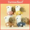 Adorable Peluche de Alpaca Juguete Relleno Llavero Lindo Animal de Dibujos Animados Peluche Para Regalos