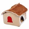 Hundehütte für den Innenbereich Abnehmbar Waschbar Weich Erhöhter Komfort Winter Warm Katzenhaus für Klein Mittel