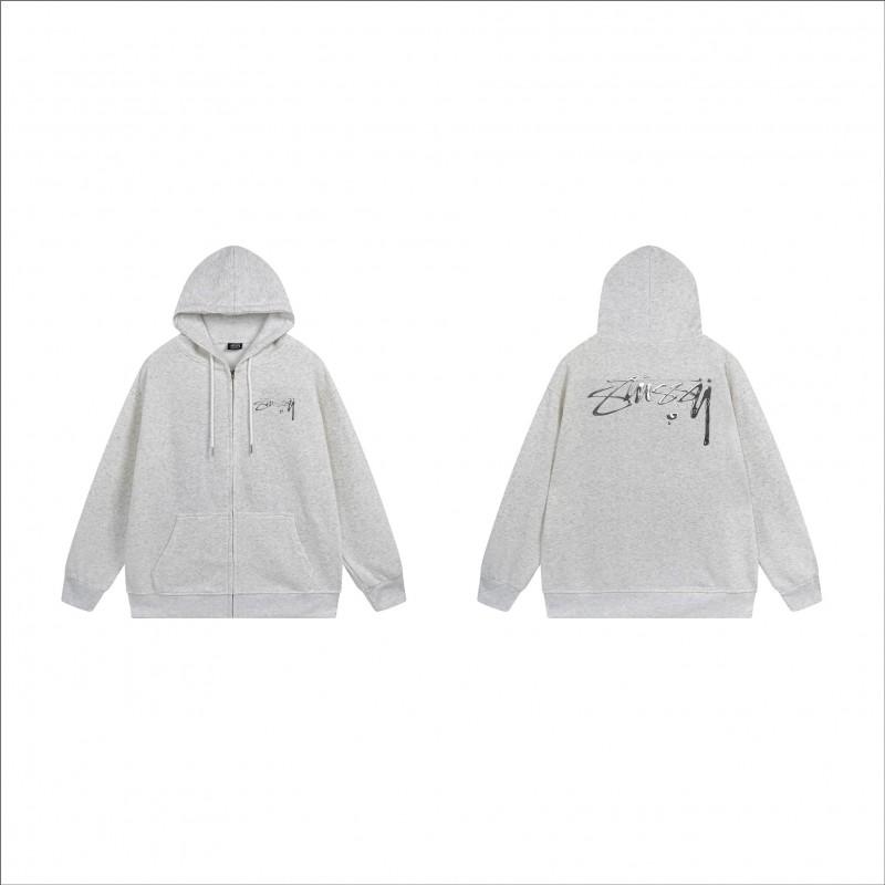 Stu Print Kapuzenpullover Langarm Herren Damen Winter Freizeit Übergroß Pullover