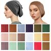 Headscarf Inner Hat Mercerized Cotton Soft Breathable Sweat-Wicking Base Hat High Elasticity No Pilling Fading Headscarf Liner