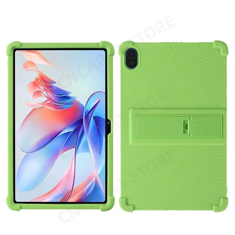 4 Thicken Cornors Soft Silicon Cover with Kickstand For Blackview Tab 11 WiFi Case 10.36" Tablet Funda For Blackview Tab11 Wi-Fi