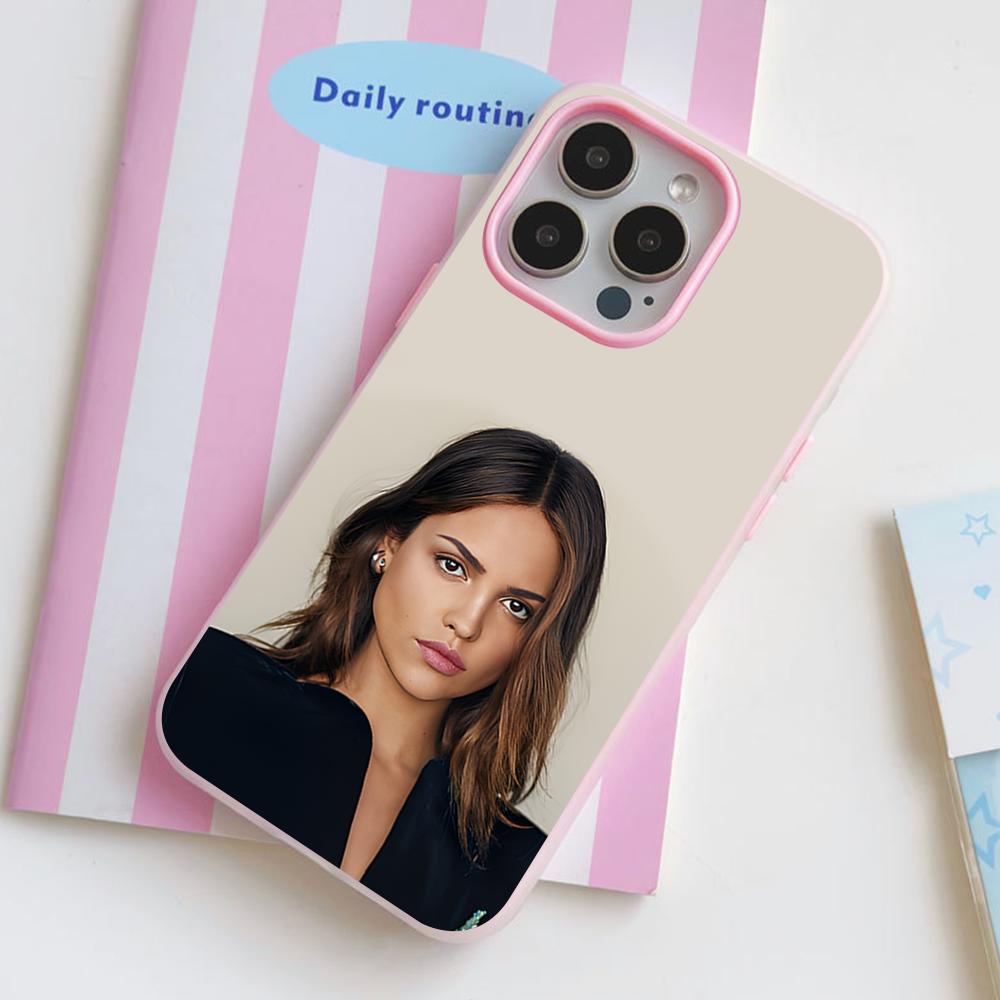 Fashion Eiza Gonzalez Jelly Double layer Pink Mobile Phone Case for iPhone 17 16 15 14 13 12 11 Air Pro Max Plus Protective