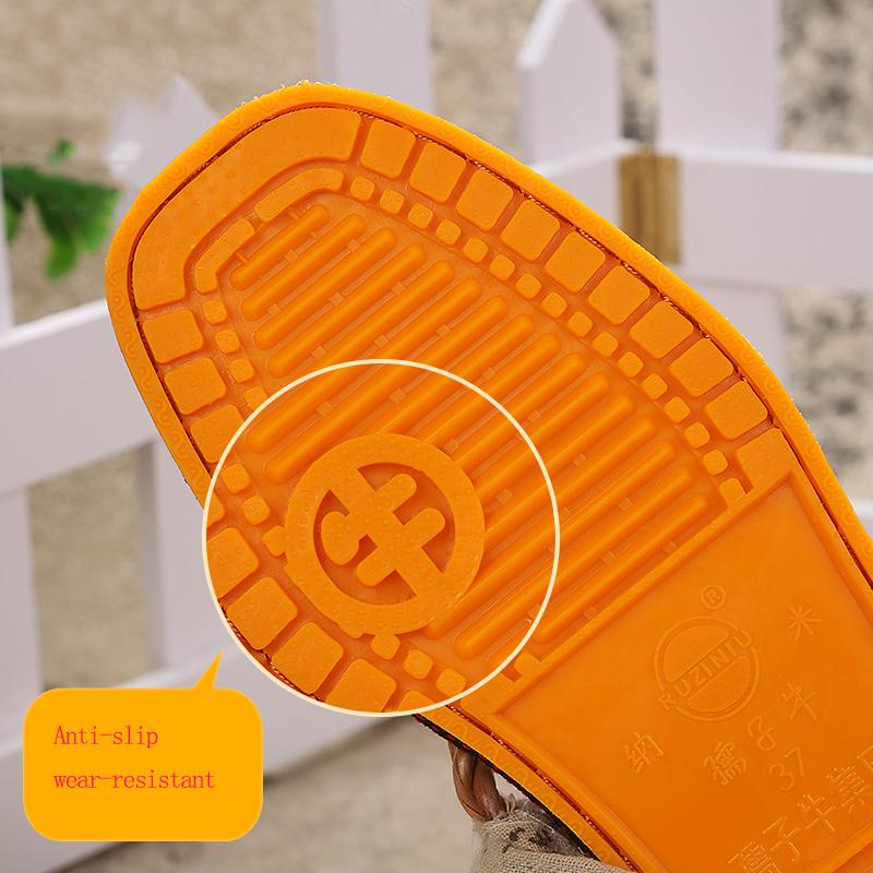Rubber Shoe Soles for Slippers DIY Hand Knitting Slipper Anti-Slip Outsoles Winter Cotton Crochet Needles Shoes Full Sole Repair