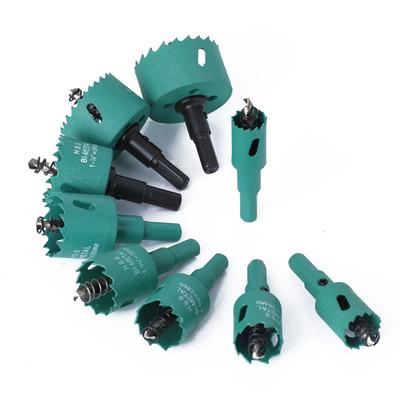 Sierra de corona de acero M42, resistencia al desgaste fuerte de plástico