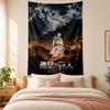 Attack On Titan Tapestry Highquality for Decorating Living Room Bedroom Dorm Walls Ideal As Bedroom Wallart Orholiday Gift