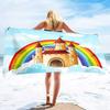 Beach Towel Fantasy Castle Microfiber Beach Towels Quick Dry Bath Towel Sports Beach Travel Towel Swimming Pool Towels for Girl