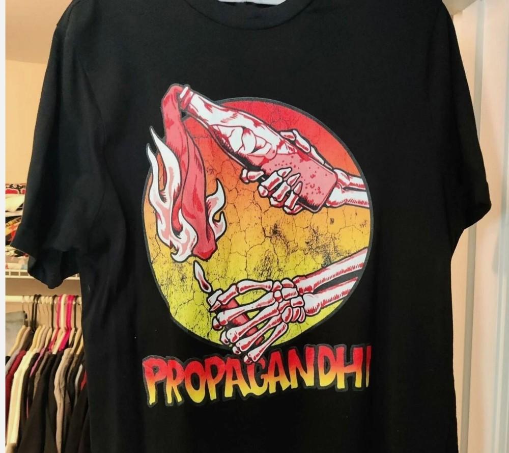 

Vtg Propagandhi Band Heavy Cotton black All Size Unisex Shirt 2XL