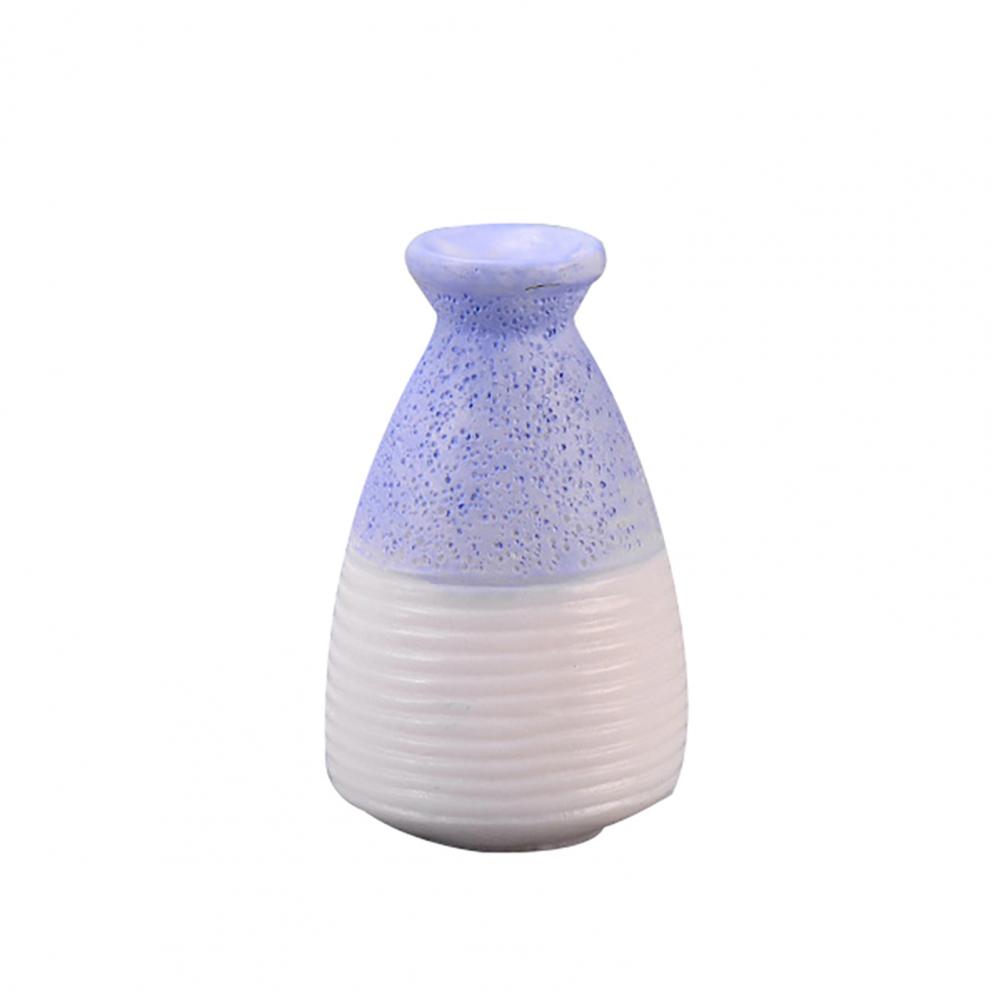 Fashionable Handmade Vase Model Resin Miniature Vase Lightweight Wear-resistant Plant Miniature Vase