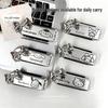 Silver Sanrio Foldable Air Cushion Comb with Mirror for Female Students - Portable Mini Comb