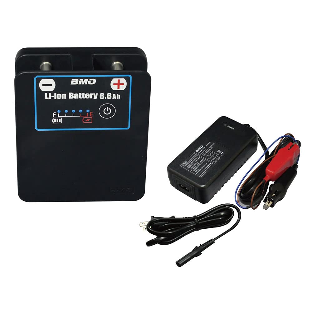 

BMO JAPAN II Battery Charger Set for Electric Fishing Reels Lithium-ion 6.6Ah & (10Z0014)