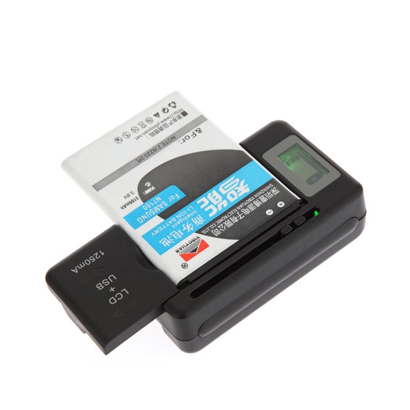 VAORLO Mobiilne akulaadija Universaalne LCD indikaatorekraan USB-porti mobiiltelefoni laadijad Aku laadimine EL USA UK PISTIK