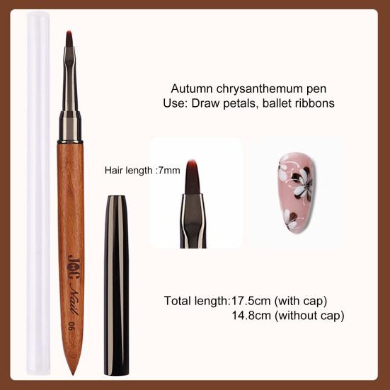 Pen practic Nail Art Smooth Drawing High Tenacity DIY