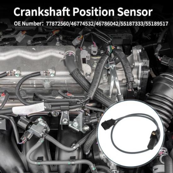 Crankshaft Position Sensor for FIAT Punto 12 Bifuel 07-12 No7787256046774532