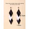 1 Pair Fashionable Retro Hollow Leaf Tassel Earrings For Women, Japanese And Korean Style