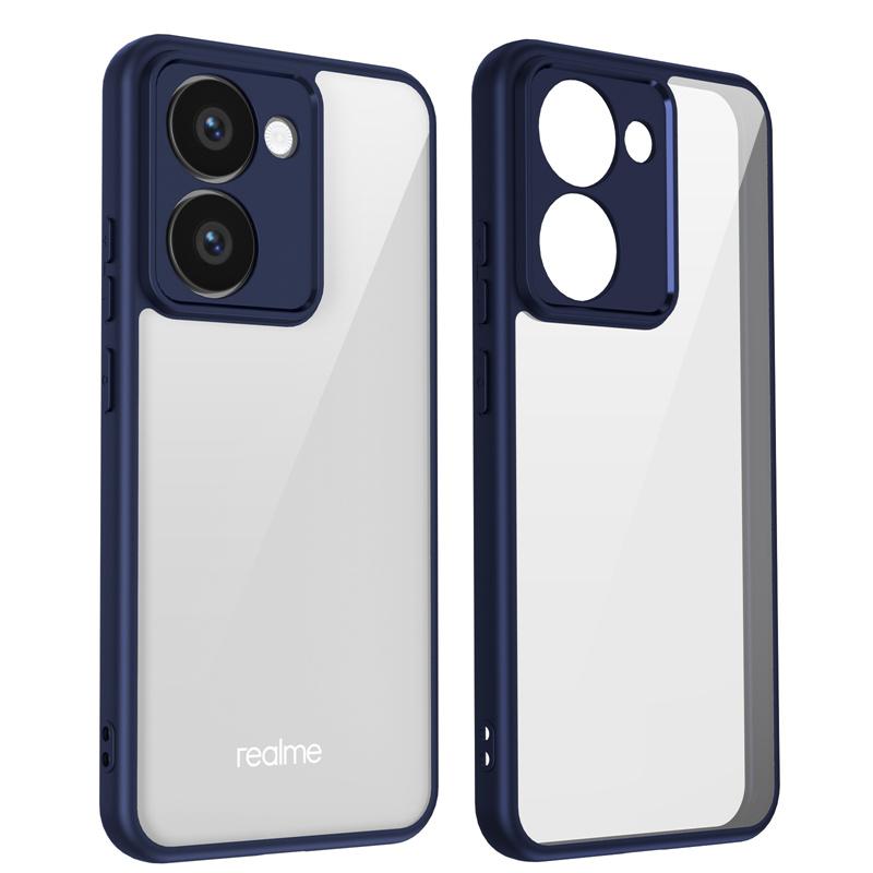 Realme P3 Ultra RMX5030 Case Plating Bumper Shockproof Clear Back Cover Hard Matte Phone Case for Realme P3Ultra 5G RMX5030