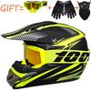 Equipped With 100% Goggles + Gloves Mask Off-road Helmet Mountain Biking Downhill Youth Go-kart
