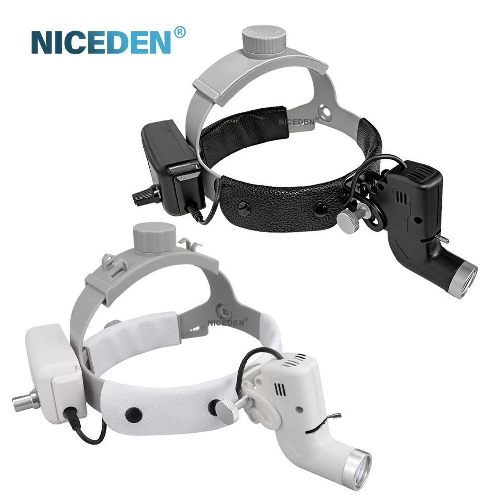 Dental LED Head Light Lamp for Binocular Loupes Brightness Spot Adjustable Dental Lab Headlamp Surgical Headlight