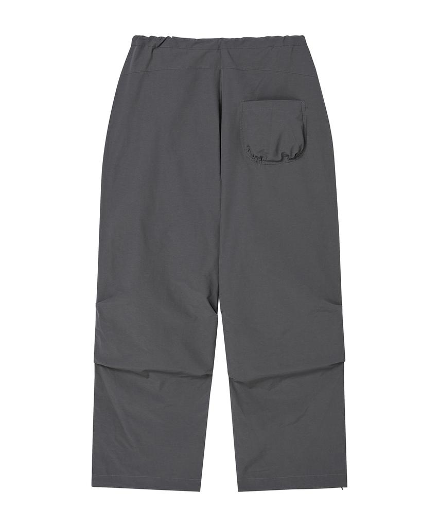 AWESOME STUDIO Out-Pocket Cargo Wide Pants Charcoal