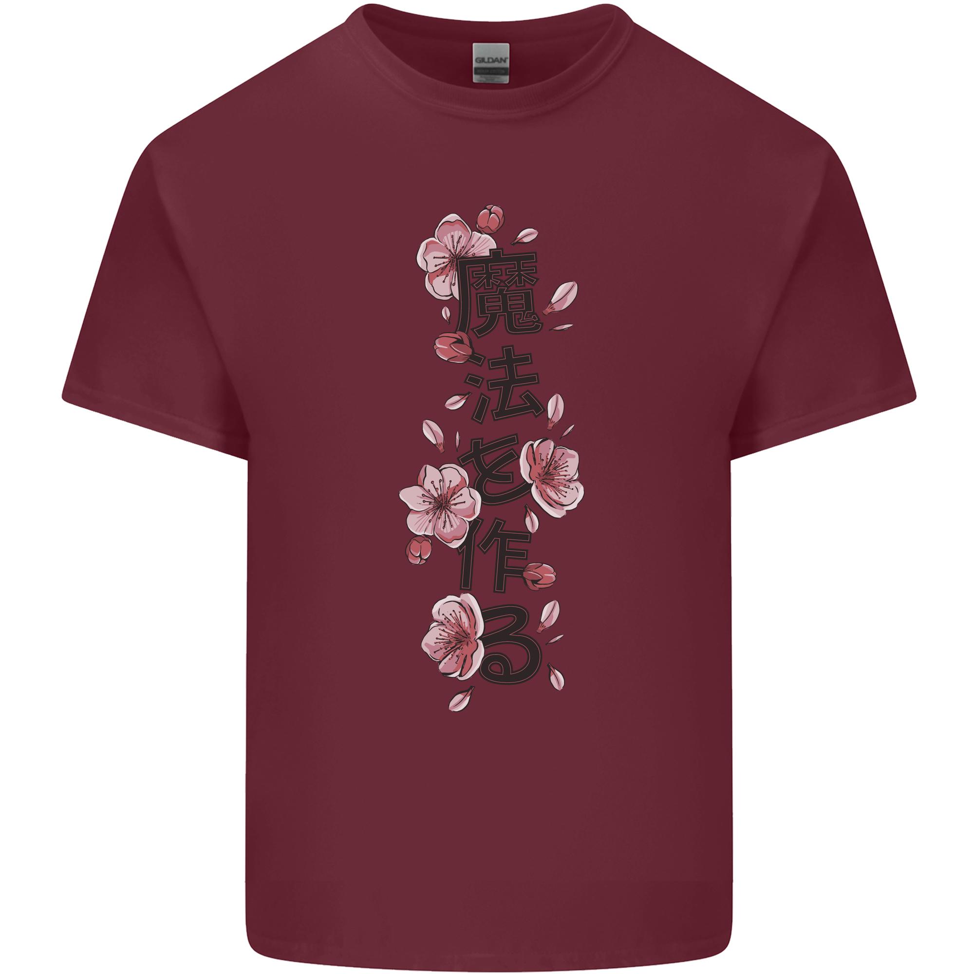 Japanese Flowers Quote Japan Unisexs Light Cotton TShirt S