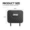 For Jeep Car Leather Seatback Protective Cover Seat Anti-Kick Pad For Jeep Grand Cherokee Wrangler JK Gladiator Compass Reneg