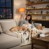 Dog Breeds Chart Throw Blanket Educational Guide Types Of Dogs Unique Gift Home Bedroom Living Decor