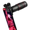 1 ADET Optik 18× Yüksek Güç Yüksek Çözünürlüklü Cep Telefonu Kamera Teleskopu Konser Uzak Çekim Harici Cep Telefonu Telefoto Lens
