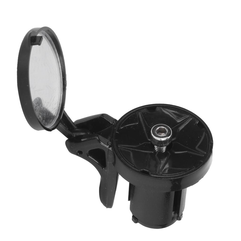 Bike Mirror Rigid PVC Acrylic Small Lightweight Black Cycling Accessories for Bicycle Handlebars