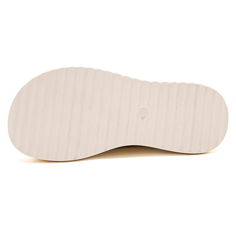 Mode GKTINOO Cuir Véritable Chaussures d'Été Femmes Pantoufles Compensées Extérieur Diapositives Loisirs 2025 Nouvelles Pantoufles Concises Faites Main pour Dames