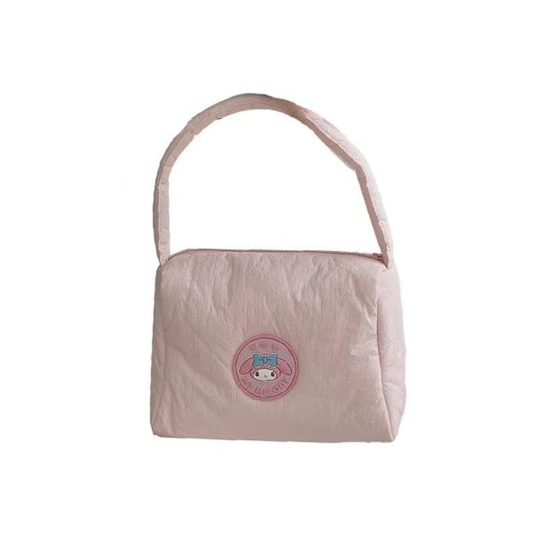 

My and Pochacco tote bag with coin purse and zippered shopping shoulder crossbody large popular character goods for perfect for commuting to work or