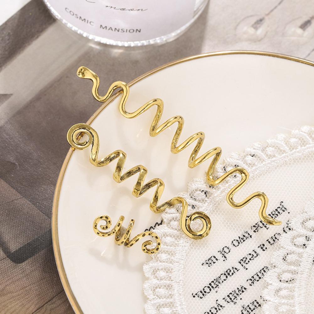 3 шт. Спіральні кільця для плетіння волосся-змії Кельтський вузол Намистини для дредолок Декор Вікінзькі намистини для жінок Дівчат