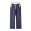 2025 Men's Thickened Wool Jacquard Joggers - Casual Heavyweight Knit Pants