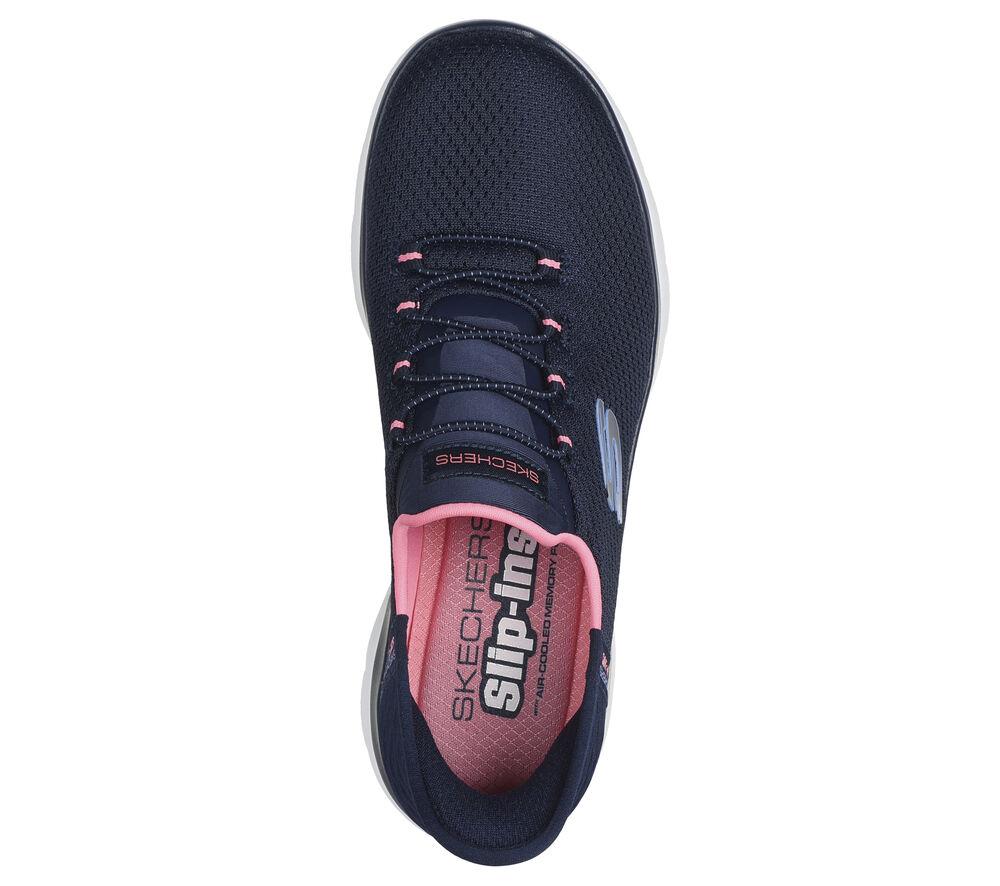 Sneakers Skechers navy / pink Slips-In Summits Diamond Dream