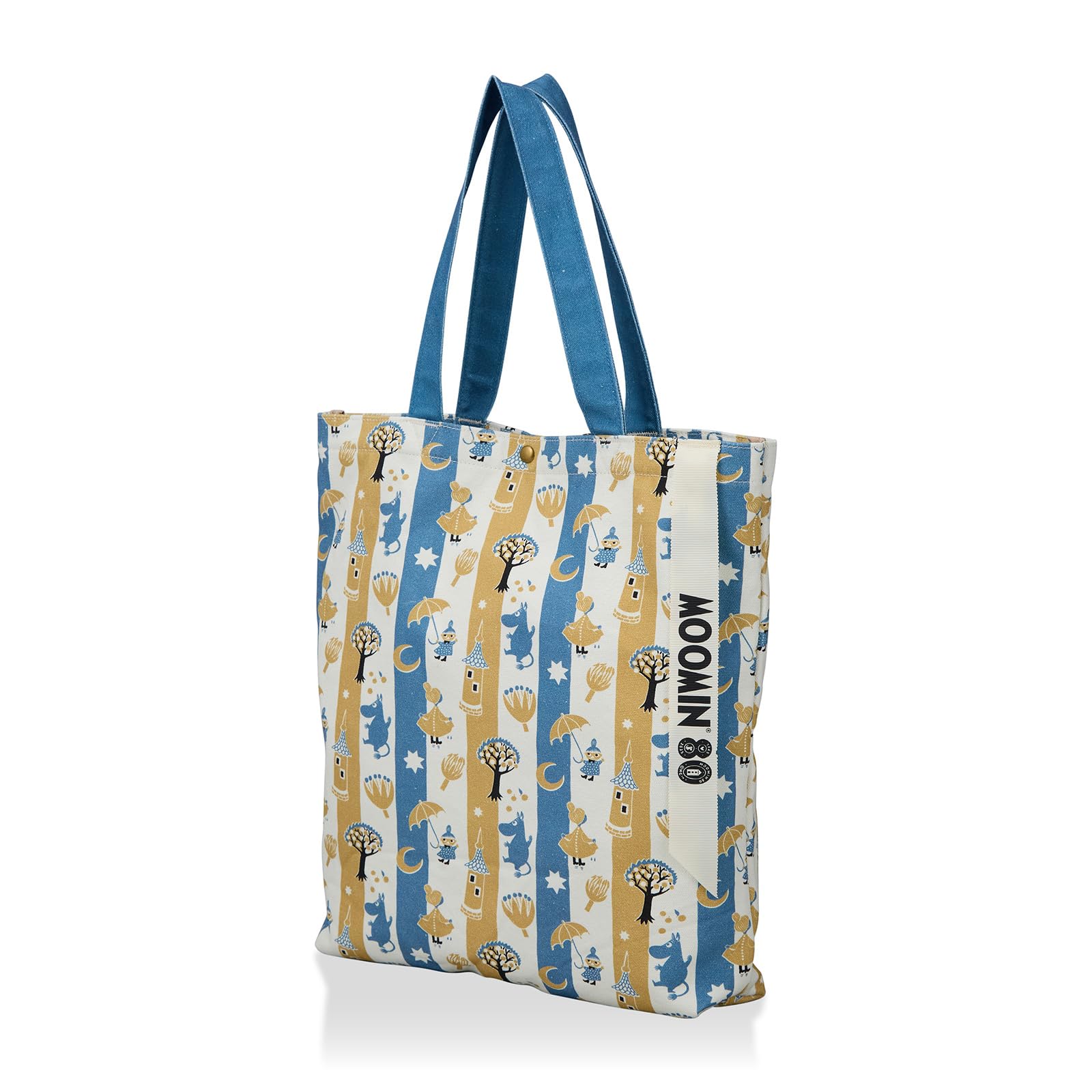 

Canvas Tote Blue from a special art series commemorating the 80th anniversary of the creation of the Moomin [Sifre] Bag, MC29, Stripe, novels.