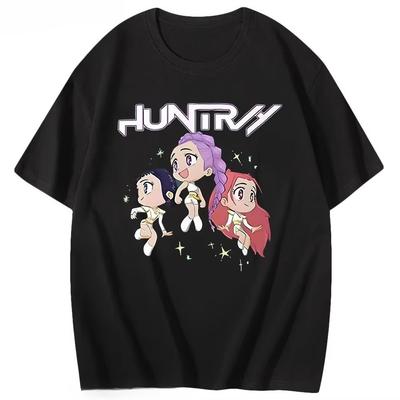 T-shirt da donna Gruppo Idol Kpop Magliette Moda Estiva Trendy Camicia Casual cotone Maniche Corte Top Intimo Autunno e Inverno