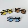 New Large Frame Square Sunglasses Men'S Pilot Fashion Sun Glasses Men Brand Designer Vintage Eyewear Uv400