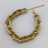 Accessori per animali domestici transnazionali: collana per animali dorata, prodotti in plastica, catenina dorata per foto, confezione universale in OPP per cani e gatti.