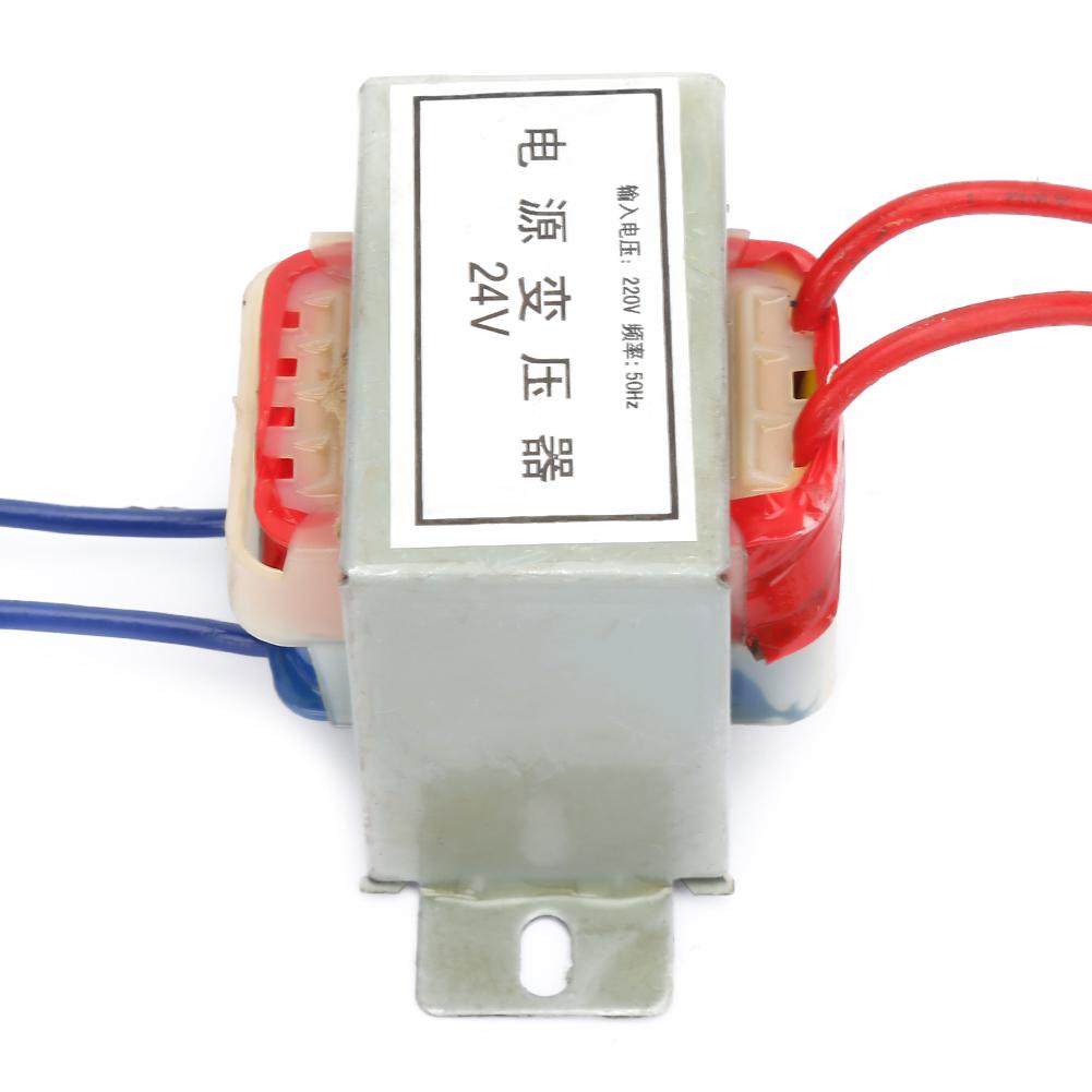 220V-24V 12W 50Hz Low Frequency Isolation Single Power Transformer EI Type 
