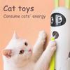 Intelligent Interactive Cat Stick with Feather Prey Tail Suitable for Automatic Swing Mobile wake-up Intelligent Sensing Cat Toy